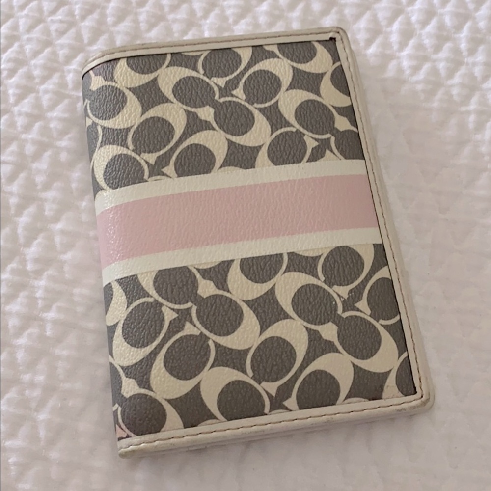 Coach Passport Cover
